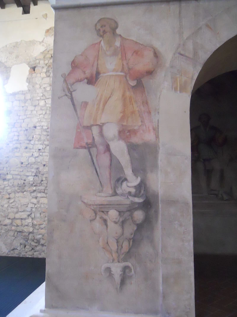 Il Romanino-193-Storie di sant'Obizio-1-Chiesa di S. Salvatore-Brescia